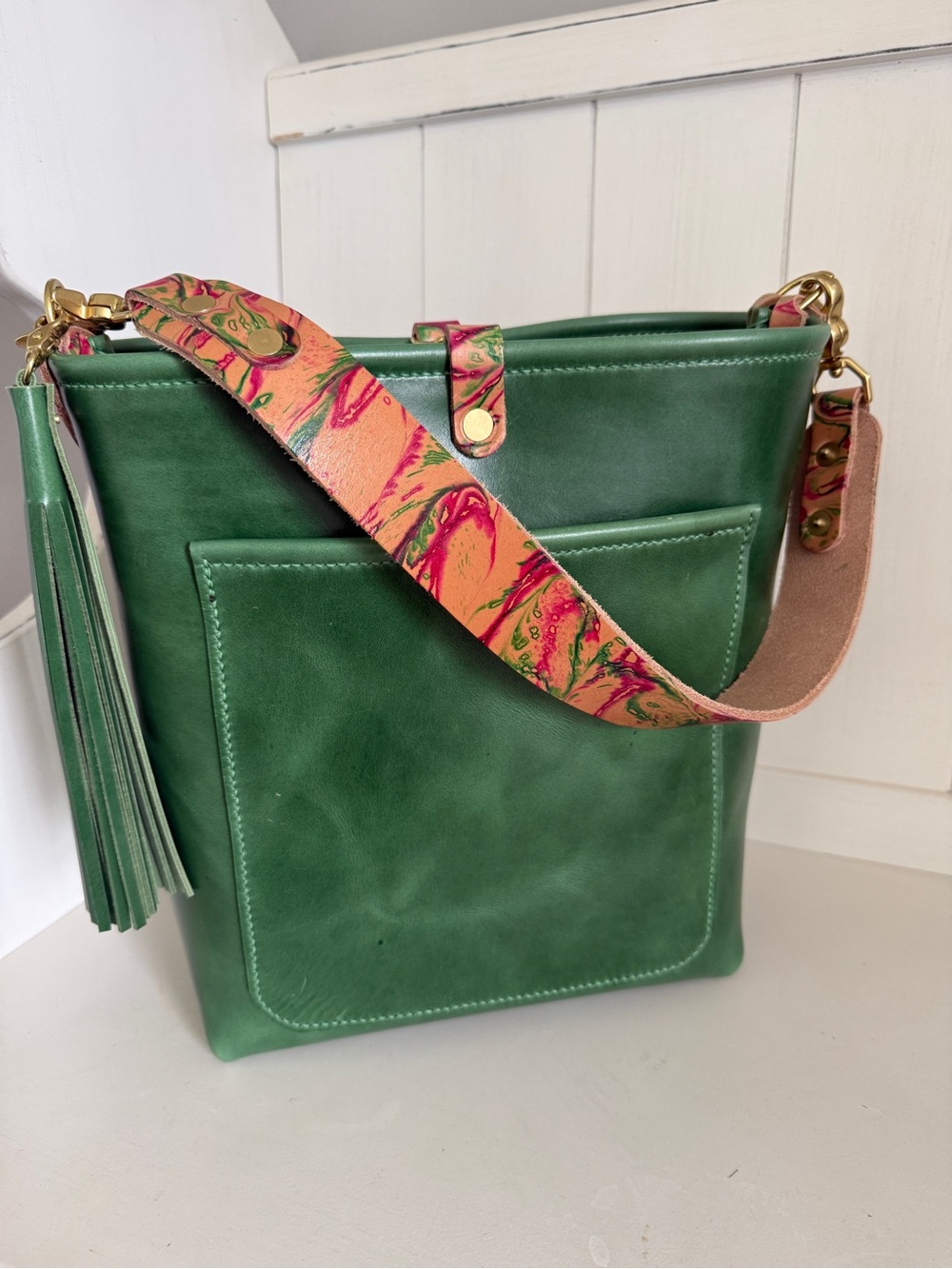 Lamb leather goods Bennet bag